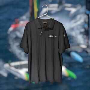 New Sail Racing Official Sail GP Polo performance tech Shirt Men's 2XL boat race